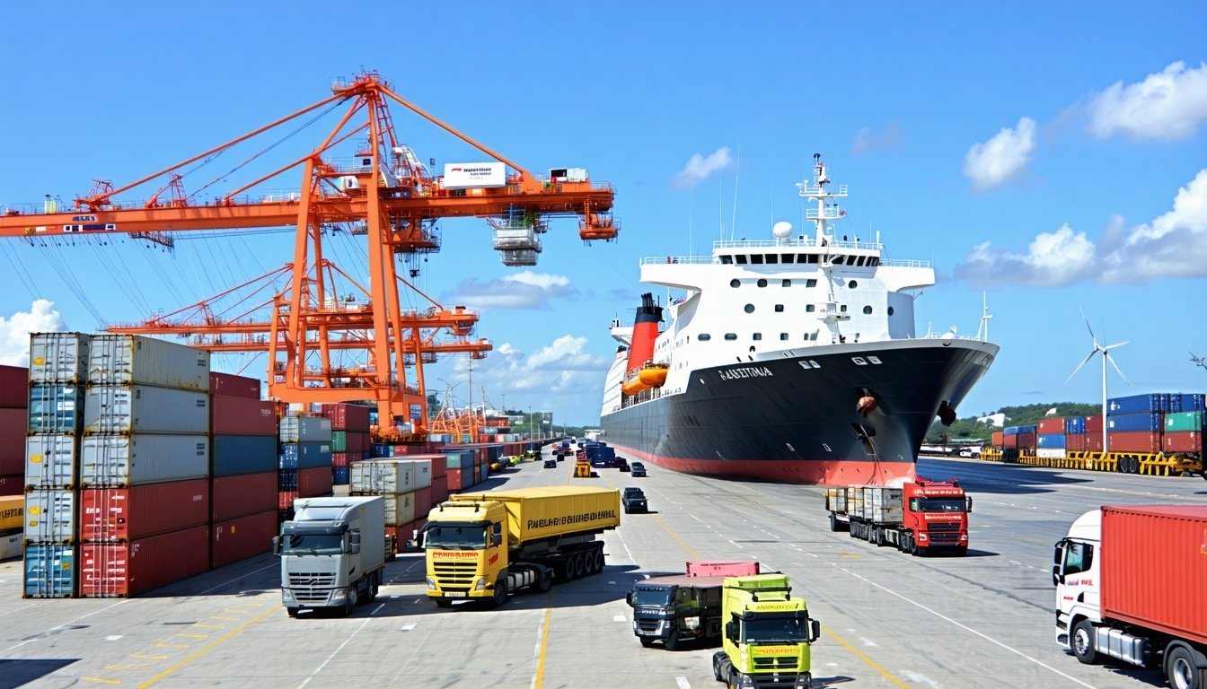 Modernizaci&oacute;n del Puerto Quetzal en Guatemala con apoyo de EE.&#8239;UU.